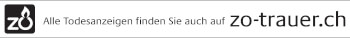 Traueranzeige von zo-trauer.ch  von AvU