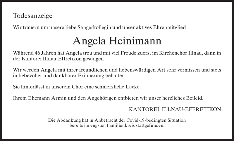  Traueranzeige für Angela Heinimann vom 23.12.2021 aus reg_3