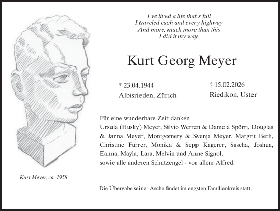 Traueranzeige von Kurt Georg Meyer von reg_2